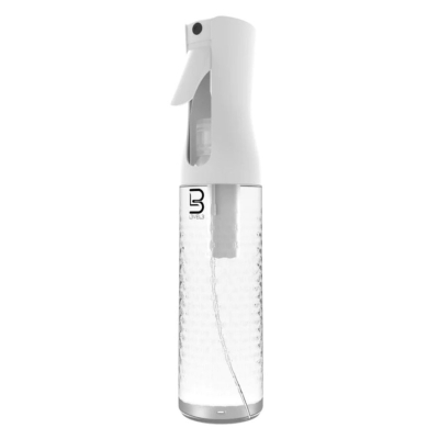 Čirý rozprašovač L3VEL3 Beveled spray bottle White / Clear 300 ml