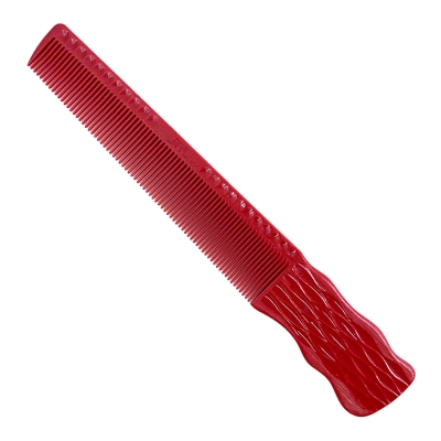 Výtratový hřeben JRL Barber comb J204 - červený
