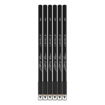 Černá tužka na kreslení do vlasů L3VEL3 Liner pencils Black - 6 ks